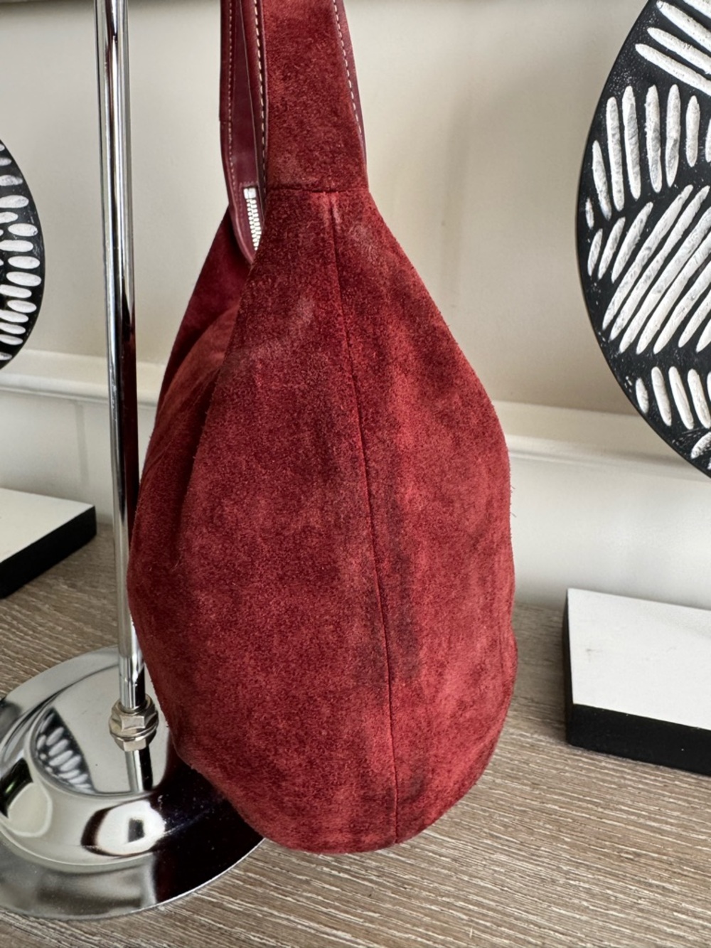 Vintage Coach Suede Ergo Shoulder Hobo Bag - Picture 9 of 16